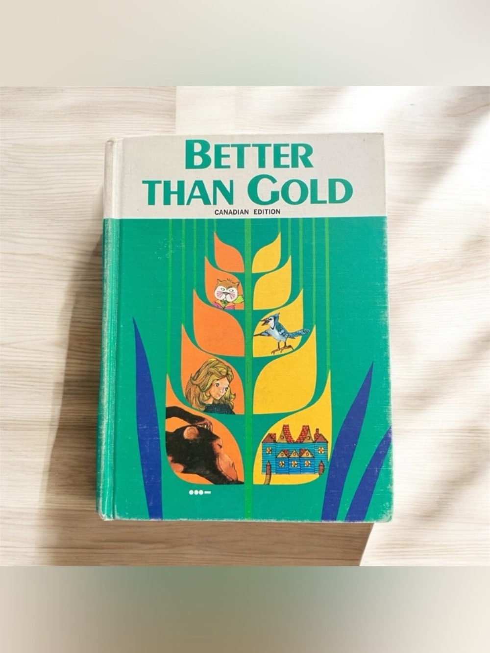 Vintage Better Than Gold Canadian Edition Hardcover Textbook 1969 School